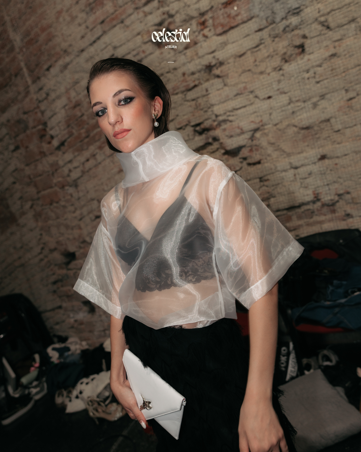 LUNA COVER Top In Bianco