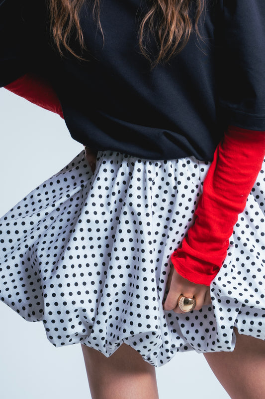 POLKA BUBBLE SKIRT