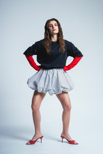 POLKA BUBBLE SKIRT