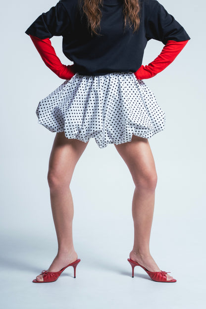 POLKA BUBBLE SKIRT