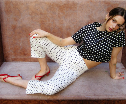 NOIR POLKA TOP