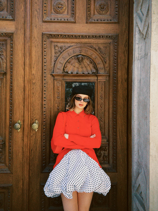 POLKA BUBBLE SKIRT
